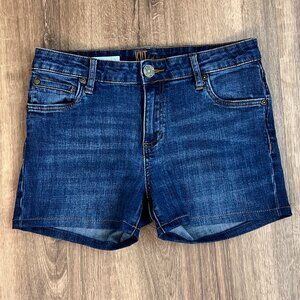KUT Katy Boyfriend Jean Shorts Finished Hem Sz 6